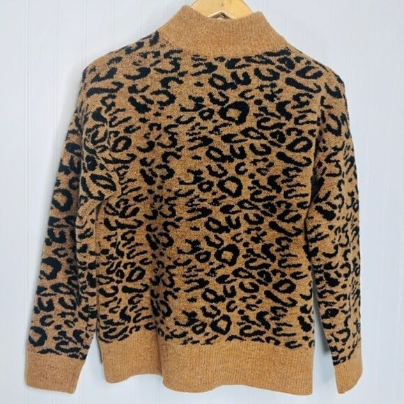 WORKSHOP REPUBLIC CLOTHING Leopard print Sweater. - Picture 6 of 8
